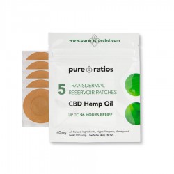Hemp Topical Patch - 5 Patches - 40mg/ea